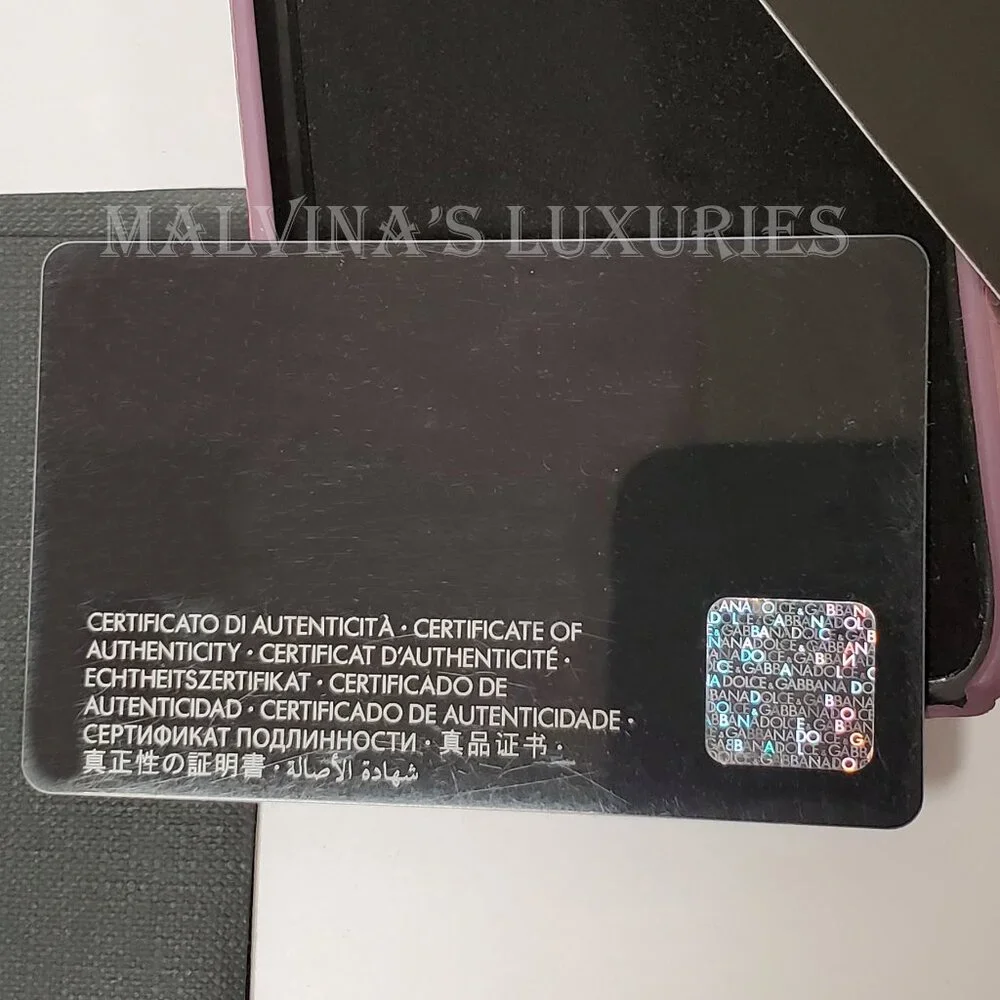 DOLCE & GABBANA PHONE CASE iPHONE COVER CRYSTAL EMBELLISHED LEATHER $650